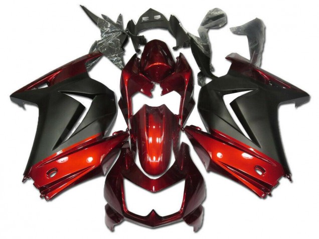 EX250 08-12 Motorrad Verkleidungen - Rot Grau EX250 08-12 Motorrad Verkleidungen - Rot Grau