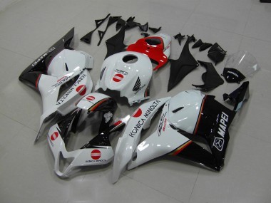 CBR 600 RR 09-12 Motorrad Verkleidungen - Rot Konica Minolta