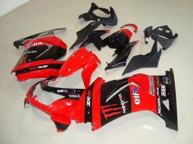 ZX 250R 08-12 Motorrad Verkleidungen - Rot Monster
