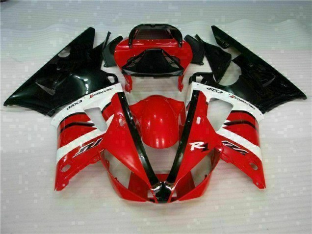 R1 00-01 Motorrad VollVerkleidungen & Plastik - Rot