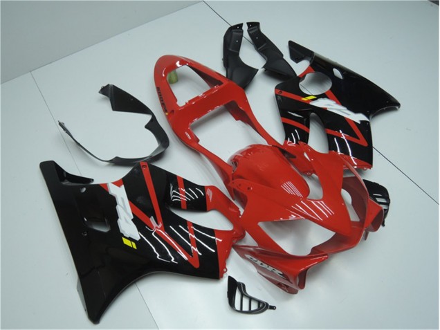 CBR 600 F4i 01-03 Motorrad Verkleidung - Rot Schwarz CBR 600 F4i 01-03 Motorrad Verkleidung - Rot Schwarz