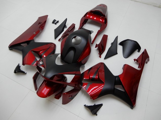 CBR 600 RR 03-04 Motorrad Verkleidungen - Rot Schwarz CBR 600 RR 03-04 Motorrad Verkleidungen - Rot Schwarz