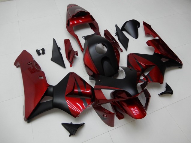 CBR 600 RR 03-04 Motorrad Verkleidungen - Rot Schwarz CBR 600 RR 03-04 Motorrad Verkleidungen - Rot Schwarz