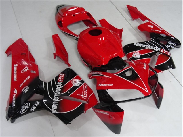 CBR 600 RR 05-06 Motorrad Verkleidung & Plastik - Rot Schwarz CBR 600 RR 05-06 Motorrad Verkleidung & Plastik - Rot Schwarz