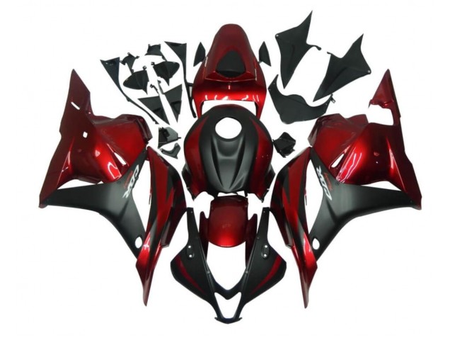 CBR 600 RR 09-12 Motorrad Verkleidung - Rot Schwarz CBR 600 RR 09-12 Motorrad Verkleidung - Rot Schwarz