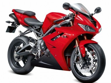 Daytona 675 Triple 09-12 Motorrad Verkleidungen - Rot Schwarz