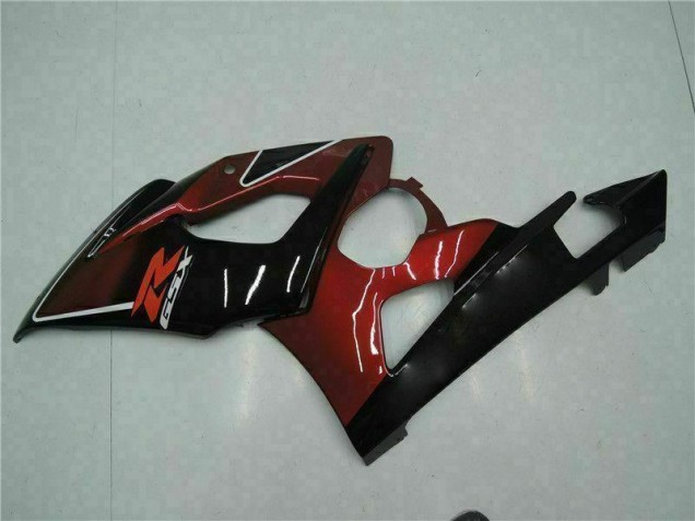 GSXR 1000 K5 05-06 Motorrad Verkleidungen Komplett Sets - Rot Schwarz GSXR 1000 K5 05-06 Motorrad Verkleidungen Komplett Sets - Rot Schwarz