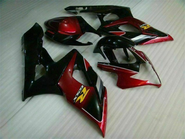 GSXR 1000 K5 05-06 Motorrad Verkleidungen & Plastik - Rot Schwarz GSXR 1000 K5 05-06 Motorrad Verkleidungen & Plastik - Rot Schwarz