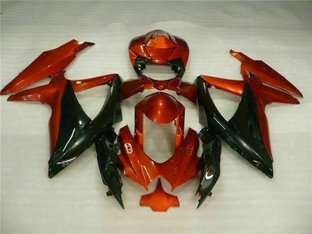 GSXR 600 / 750 K8 08-10 Motorrad Verkleidung - Rot Schwarz GSXR 600 / 750 K8 08-10 Motorrad Verkleidung - Rot Schwarz