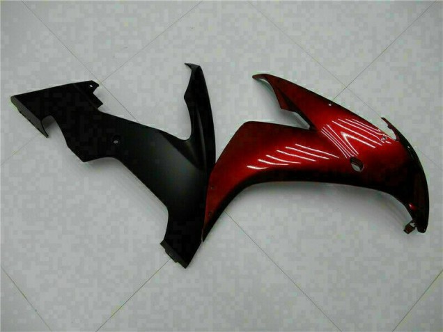 R1 04-06 Motorrad Verkleidung - Rot Schwarz R1 04-06 Motorrad Verkleidung - Rot Schwarz