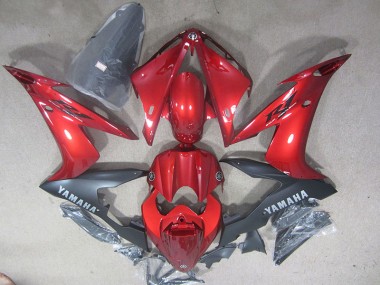 R1 04-06 Motorrad Vollverkleidung - Rot Schwarz