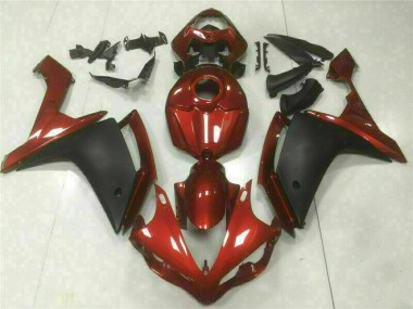 R1 07-08 Motorrad Verkleidungen - Rot Schwarz