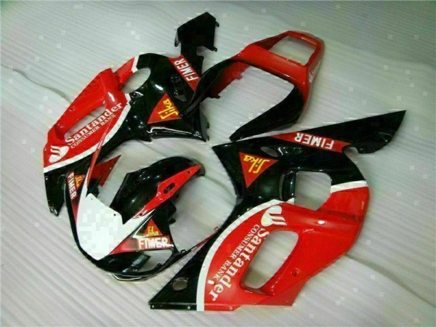 R6 98-02 Motorrad Verkleidungen - Rot Schwarz R6 98-02 Motorrad Verkleidungen - Rot Schwarz