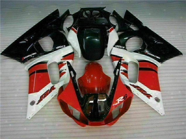 R6 98-02 Motorrad Vollverkleidung - Rot Schwarz R6 98-02 Motorrad Vollverkleidung - Rot Schwarz