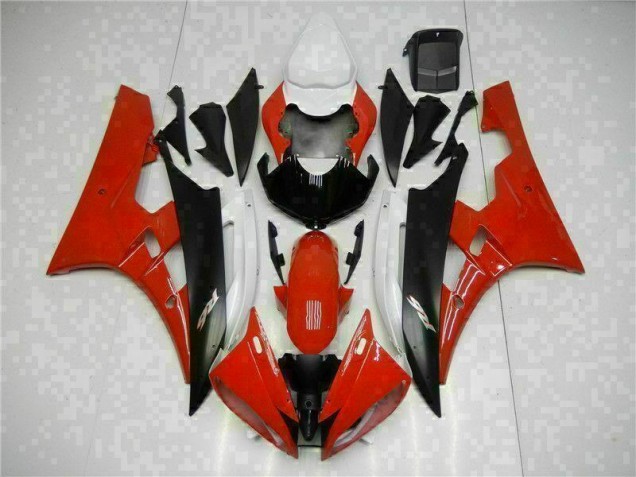 R6 06-07 Motorrad Verkleidungen - Rot Schwarz R6 06-07 Motorrad Verkleidungen - Rot Schwarz
