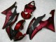 R6 08-16 Motorrad Vollverkleidung - Rot Schwarz R6 08-16 Motorrad Vollverkleidung - Rot Schwarz