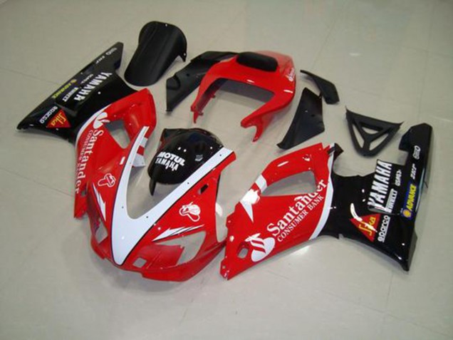 R1 98-99 Motorrad Verkleidungen - Rot Schwarz Weiß R1 98-99 Motorrad Verkleidungen - Rot Schwarz Weiß