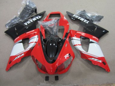 R1 09-11 Motorrad Verkleidungen - Rot Schwarz Weiß