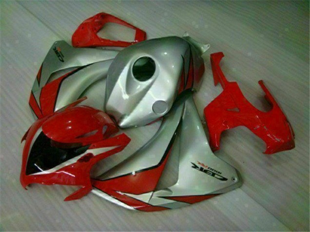 CBR 1000 RR 08-11 Motorrad Verkleidung - Rot Silber CBR 1000 RR 08-11 Motorrad Verkleidung - Rot Silber