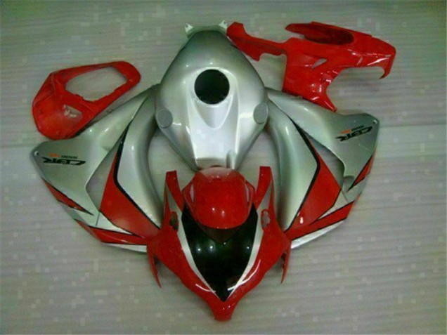 CBR 1000 RR 08-11 Motorrad Verkleidung - Rot Silber CBR 1000 RR 08-11 Motorrad Verkleidung - Rot Silber