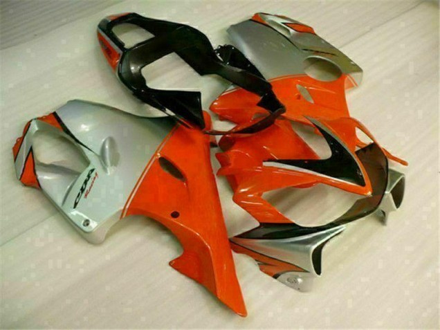 CBR 600 F4i 01-03 Motorrad Verkleidung - Rot Silber CBR 600 F4i 01-03 Motorrad Verkleidung - Rot Silber