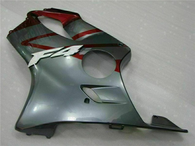 CBR 600 F4i 01-03 Motorrad Verkleidungen - Rot Silber CBR 600 F4i 01-03 Motorrad Verkleidungen - Rot Silber