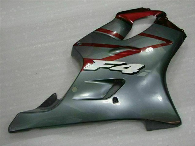 CBR 600 F4i 01-03 Motorrad Verkleidungen - Rot Silber CBR 600 F4i 01-03 Motorrad Verkleidungen - Rot Silber