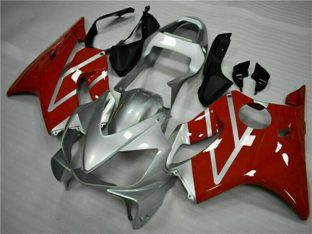 CBR 600 F4i 01-03 Motorrad Vollverkleidung - Rot Silber CBR 600 F4i 01-03 Motorrad Vollverkleidung - Rot Silber