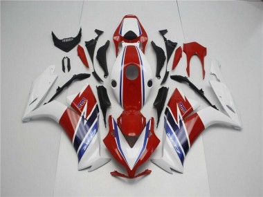 CBR 1000 RR 12-16 Motorrad Verkleidungen - Rot Weiß Blau
