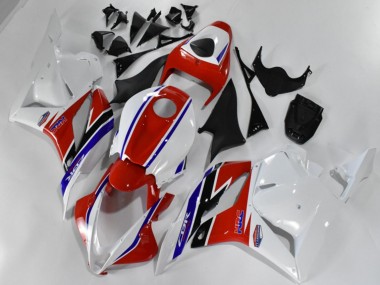 CBR 600 RR 09-12 Motorrad Verkleidungen - Rot Weiß Blau