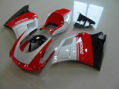 Ducati 748 916 996 996S 93-05 Motorrad Verkleidung - Rot Weiß