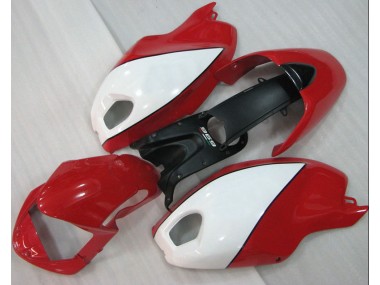 Ducati Monster 696 08-12 Motorrad Verkleidungen - Rot Weiß