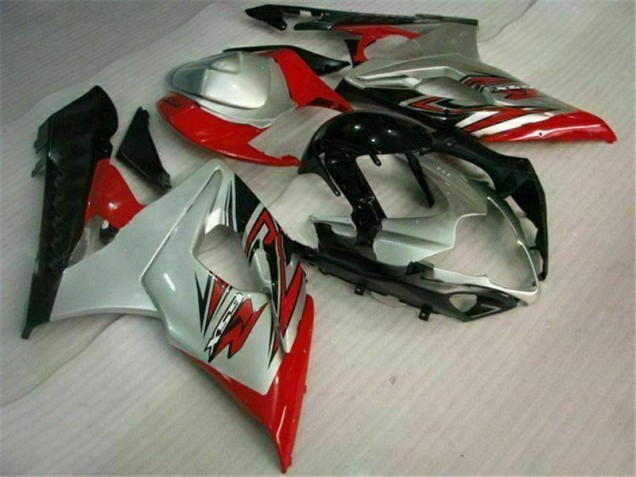 GSXR 1000 K5 05-06 Motorrad Vollverkleidung - Rot Weiß GSXR 1000 K5 05-06 Motorrad Vollverkleidung - Rot Weiß