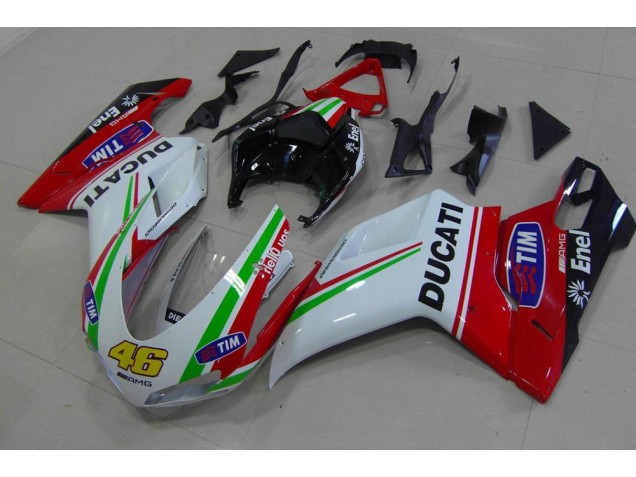Ducati 848 1098 1198 07-14 Motorrad Verkleidungen - Rot Weiß Gelb 46 Ducati 848 1098 1198 07-14 Motorrad Verkleidungen - Rot Weiß Gelb 46