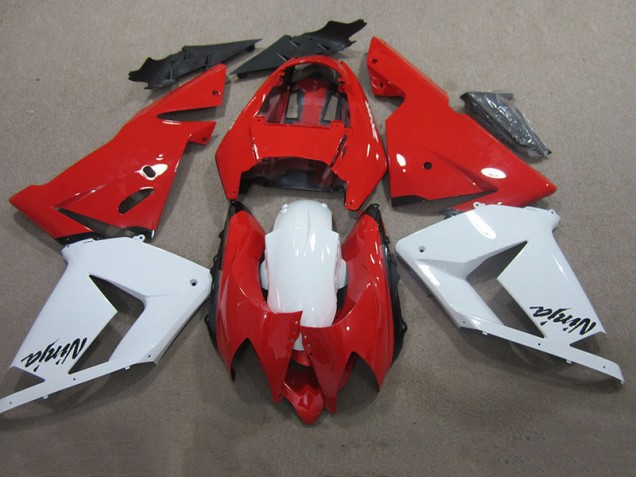 ZX10R 03-05 Motorrad Verkleidungen - Rot Weiß Ninja ZX10R 03-05 Motorrad Verkleidungen - Rot Weiß Ninja