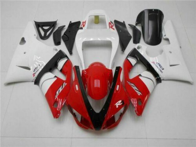 R1 98-99 Motorrad Verkleidung - Rot Weiß R1 98-99 Motorrad Verkleidung - Rot Weiß