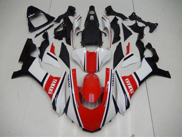R1 15-19 Motorrad Verkleidung - Rot Weiß R1 15-19 Motorrad Verkleidung - Rot Weiß