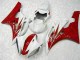 R6 06-07 Motorrad Verkleidungen - Rot Weiß R6 06-07 Motorrad Verkleidungen - Rot Weiß