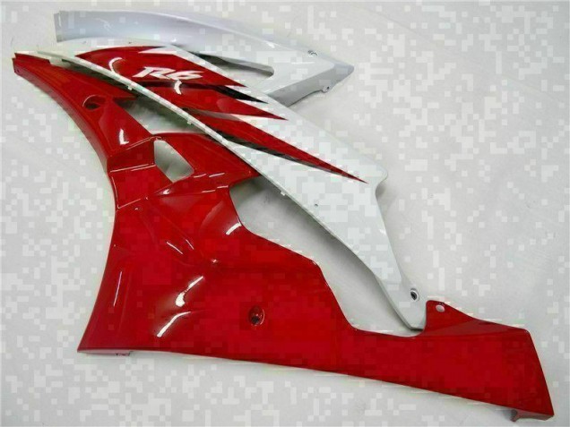 R6 06-07 Motorrad Verkleidungen - Rot Weiß R6 06-07 Motorrad Verkleidungen - Rot Weiß