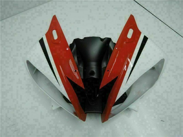 R6 06-07 Motorrad Vollverkleidung - Rot Weiß R6 06-07 Motorrad Vollverkleidung - Rot Weiß