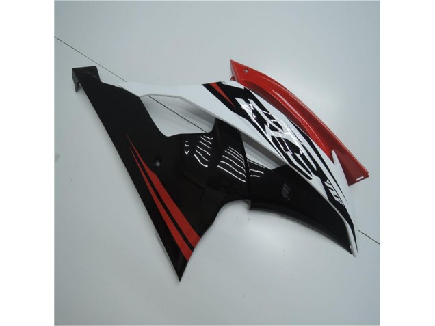R6 08-16 Motorrad Verkleidung - Rot Weiß R6 08-16 Motorrad Verkleidung - Rot Weiß