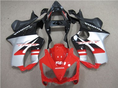 CBR 600 F4i 01-03 Motorrad Verkleidungen - Rot Weiß Schwarz