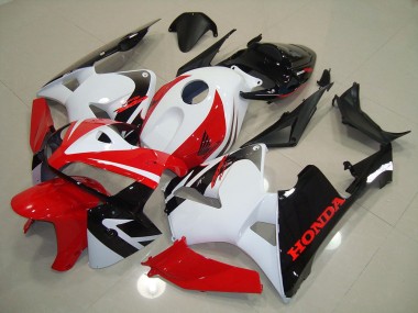 CBR 600 RR 05-06 Motorrad Verkleidung - Rot Weiß Schwarz
