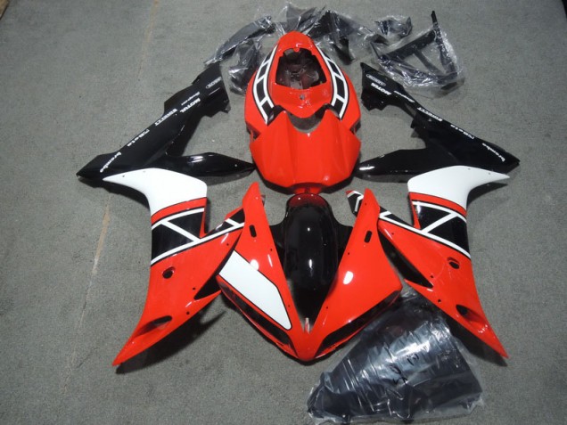 R1 04-06 Motorrad Verkleidung - Rot Weiß Schwarz R1 04-06 Motorrad Verkleidung - Rot Weiß Schwarz