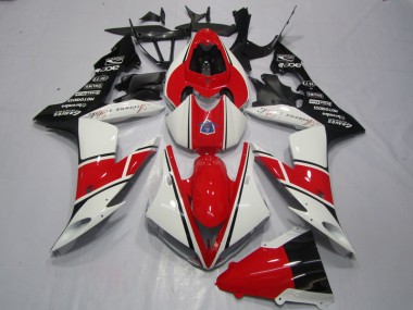 R1 04-06 Motorrad Verkleidungen - Rot Weiß Schwarz