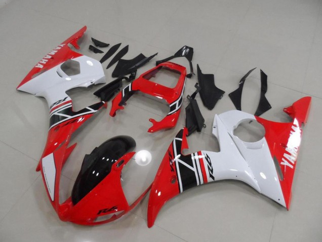 R6 03-05 Motorrad Verkleidung - Rot Weiß Schwarz R6 03-05 Motorrad Verkleidung - Rot Weiß Schwarz