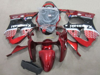 ZX6R 00-02 Motorrad Vollverkleidung - Rot