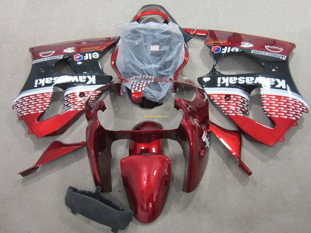 ZX6R 00-02 Motorrad Vollverkleidung - Rot ZX6R 00-02 Motorrad Vollverkleidung - Rot