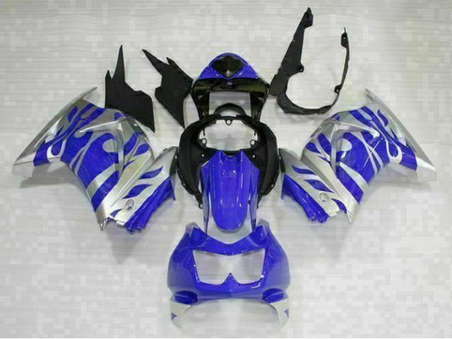 EX250 08-12 Motorrad Verkleidungen - Schwarz Blau EX250 08-12 Motorrad Verkleidungen - Schwarz Blau