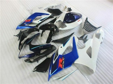 GSXR 1000 K5 05-06 Motorrad Verkleidungen - Schwarz Blau Weiß